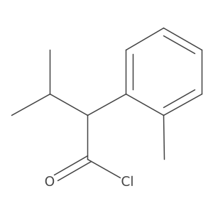 2-Methyl-I+/--(1-methylethyl)benzeneacetyl chloride Structure