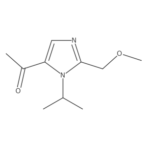 1-Isopropyl-2-methoxymethyl-5-acetylimidazole结构式