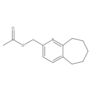 5h-Cyclohepta[b]pyridine-2-methanol,6,7,8,9-tetrahydro-,acetate(ester)结构式