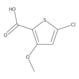 5-Chloro-3-methoxythiophene-2-carboxylic acid结构式