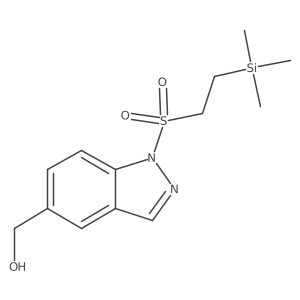 1-[[2-(Trimethylsilyl)ethyl]sulfonyl]-1h-indazole-5-methanol结构式