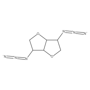 (3S,3aR,6S,6aR)-3,6-diazido-hexahydrofuro[3,2-b]furan Structure