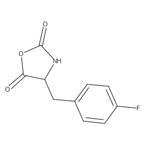 (S)-4-(4-Fluorobenzyl)oxazolidine-2,5-dione结构式
