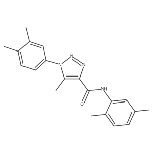 N-(2,5-dimethylphenyl)-1-(3,4-dimethylphenyl)-5-methyl-1H-1,2,3-triazole-4-carboxamide Structure