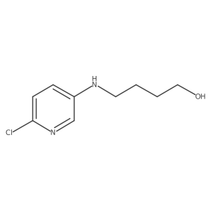 4-(6-Chloropyridin-3-ylamino)butan-1-ol Structure