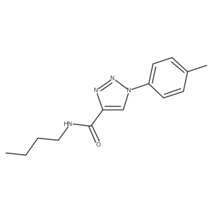 N-butyl-1-(p-tolyl)-1H-1,2,3-triazole-4-carboxamide Structure