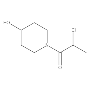 1-(2-Chloropropanoyl)piperidin-4-OL Structure