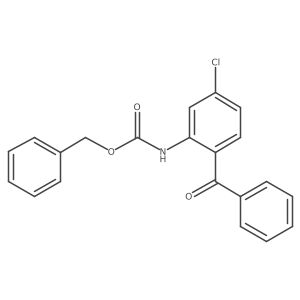 benzyl N-(2-benzoyl-5-chlorophenyl)carbamate Structure