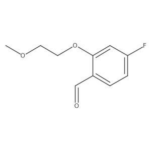4-Fluoro-2-(2-methoxyethoxy)benzaldehyde Structure