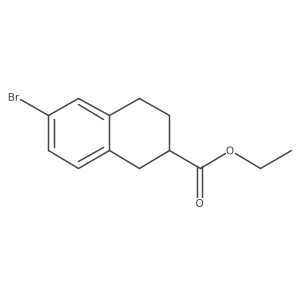 Ethyl 6-bromo-1,2,3,4-tetrahydronaphthalene-2-carboxylate Structure
