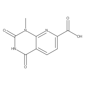 1-methyl-2,4-dioxo-1H,2H,3H,4H-pyrido[2,3-d]pyrimidine-7-carboxylic acid结构式