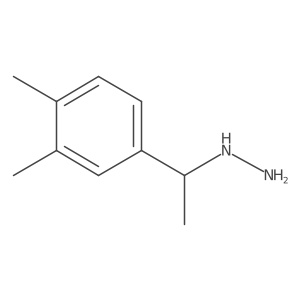 (1-(3,4-Dimethylphenyl)ethyl)hydrazine结构式