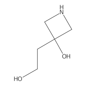 3-(2-Hydroxyethyl)azetidin-3-ol结构式