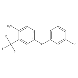 4-(3-Bromophenoxy)-2-trifluoromethylphenylamine Structure