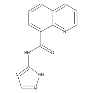 N-(4H-1,2,4-triazol-3-yl)quinoline-8-carboxamide Structure