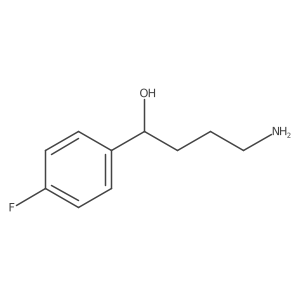 4-Amino-1-(4-fluorophenyl)butan-1-ol Structure