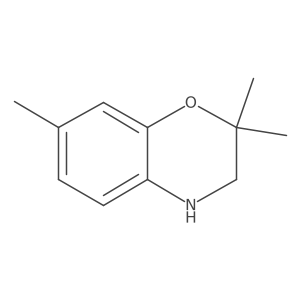 3,4-Dihydro-2,2,7-trimethyl-2H-1,4-benzoxazine Structure