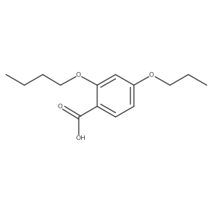 2-Butoxy-4-propoxybenzoic acid结构式