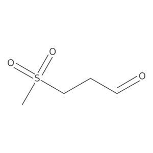 3-(Methylsulfonyl)propanal Structure