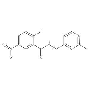 2-Iodo-N-[(2-methyl-4-pyrimidinyl)methyl]-5-nitrobenzamide Structure