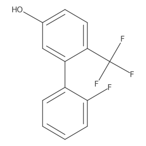 3-(2-Fluorophenyl)-4-(trifluoromethyl)phenol结构式