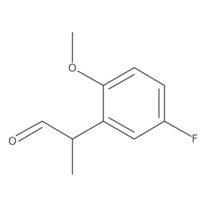 2-(5-Fluoro-2-methoxyphenyl)propanal结构式