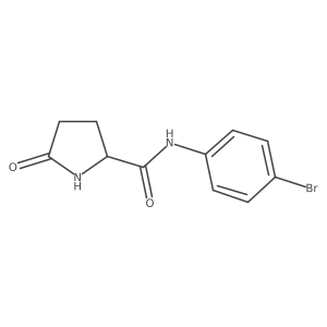 N-(4-Bromophenyl)-5-oxo-2-pyrrolidinecarboxamide结构式