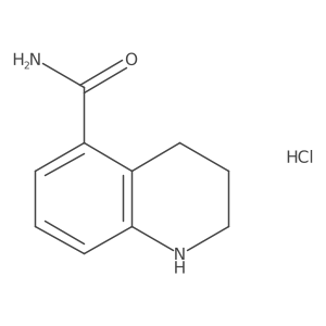 1,2,3,4-Tetrahydroquinoline-5-carboxamide hydrochloride Structure
