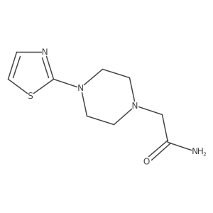 2-(4-(Thiazol-2-yl)piperazin-1-yl)acetamide Structure