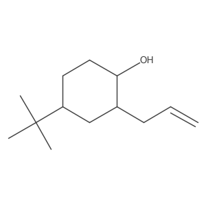 4-(1,1-Dimethylethyl)-2-(2-propen-1-yl)cyclohexanol结构式
