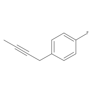 1-But-2-ynyl-4-fluorobenzene Structure