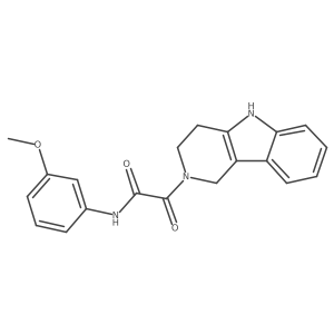 N-(3-methoxyphenyl)-2-oxo-2-(1,3,4,5-tetrahydro-2H-pyrido[4,3-b]indol-2-yl)acetamide Structure