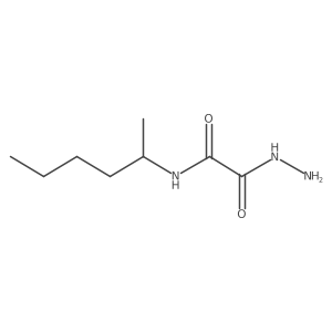 N-(Hexan-2-yl)-2-hydrazineyl-2-oxoacetamide结构式