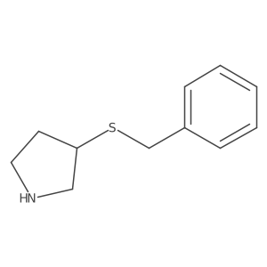 3-(Benzylsulfanyl)pyrrolidine Structure