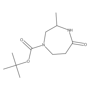 tert-Butyl 3-methyl-5-oxo-1,4-diazepane-1-carboxylate Structure