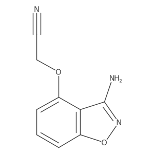 2-[(3-Amino-1,2-benzisoxazol-4-yl)oxy]acetonitrile结构式