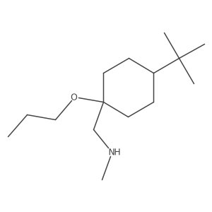 1-(4-(Tert-butyl)-1-propoxycyclohexyl)-N-methylmethanamine结构式