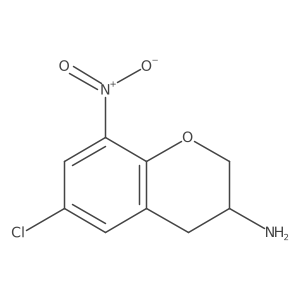 6-Chloro-8-nitrochroman-3-amine结构式