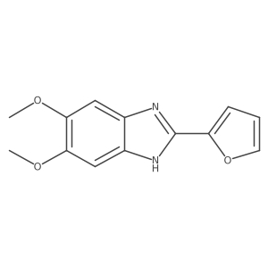2-(Furan-2-yl)-5,6-dimethoxy-1H-benzo[d]imidazole Structure
