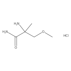 2-Amino-3-methoxy-2-methylpropanamide hydrochloride Structure