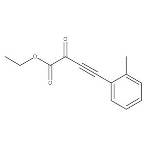 Ethyl 2-oxo-4-(o-tolyl)but-3-ynoate结构式