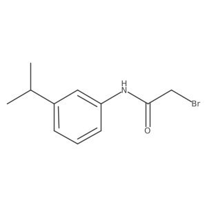 2-Bromo-n-(3-isopropylphenyl)acetamide结构式