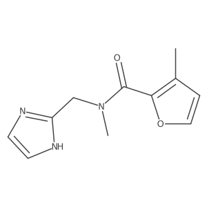 2-Furancarboxamide, N-(1H-imidazol-2-ylmethyl)-N,3-dimethyl-结构式