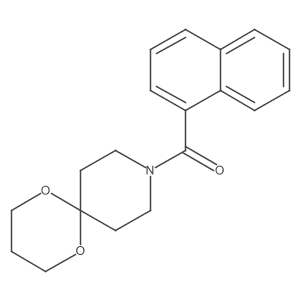 Naphthalen-1-yl(1,5-dioxa-9-azaspiro[5.5]undecan-9-yl)methanone Structure