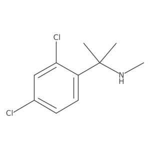 [2-(2,4-Dichlorophenyl)propan-2-yl](methyl)amine Structure