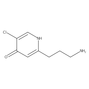 2-(3-Aminopropyl)-5-chloropyridin-4-OL结构式