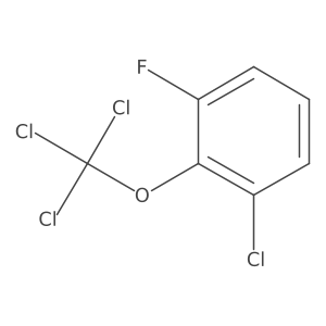 1-Chloro-3-fluoro-2-(trichloromethoxy)benzene结构式