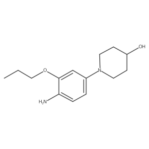 1-(4-Amino-3-propoxyphenyl)piperidin-4-ol结构式