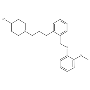 1-[3-[2-[(2-Methoxyphenyl)sulfanylmethyl]phenyl]propyl]piperidin-4-ol结构式