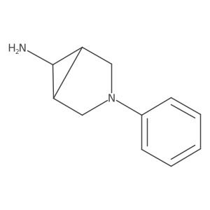 3-Phenyl-3-azabicyclo[3.1.0]hexan-6-amine结构式